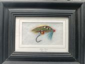 изображение Классическая нахлыстовая лососевая мушка в рамке Silver Doctor 
