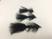 Набор стримеров Wooly Bugger Black   изображение Набор стримеров Wooly Bugger Black