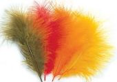 изображение Перья марабу Hereline Marabou Strung Blood Quills 