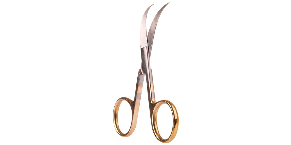 изогнутый инструмент для формирования нахлыстовых мушек