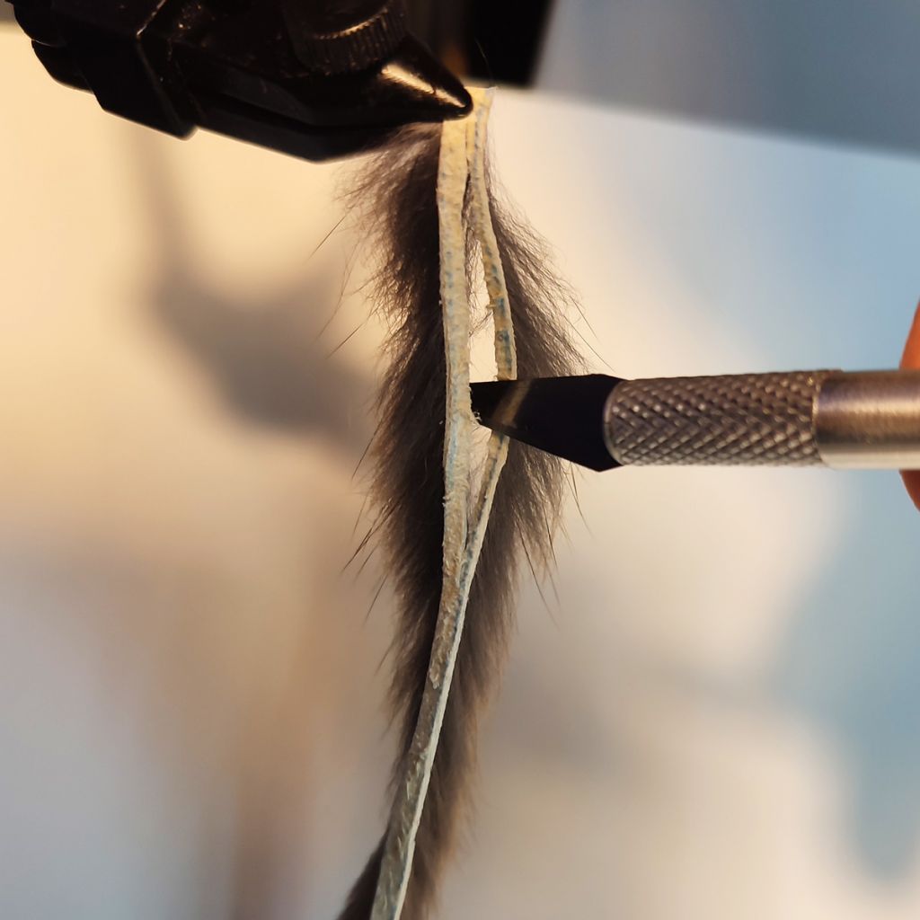 вязание стримера zonker шаг 6 вязание стримера zonker шаг 6