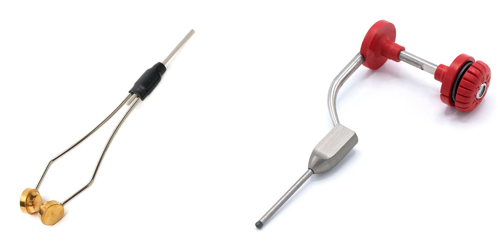 бобинодержатель с лапками и керамической трубкой