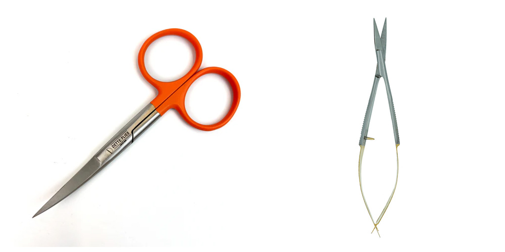 ножницы для вязания мушек